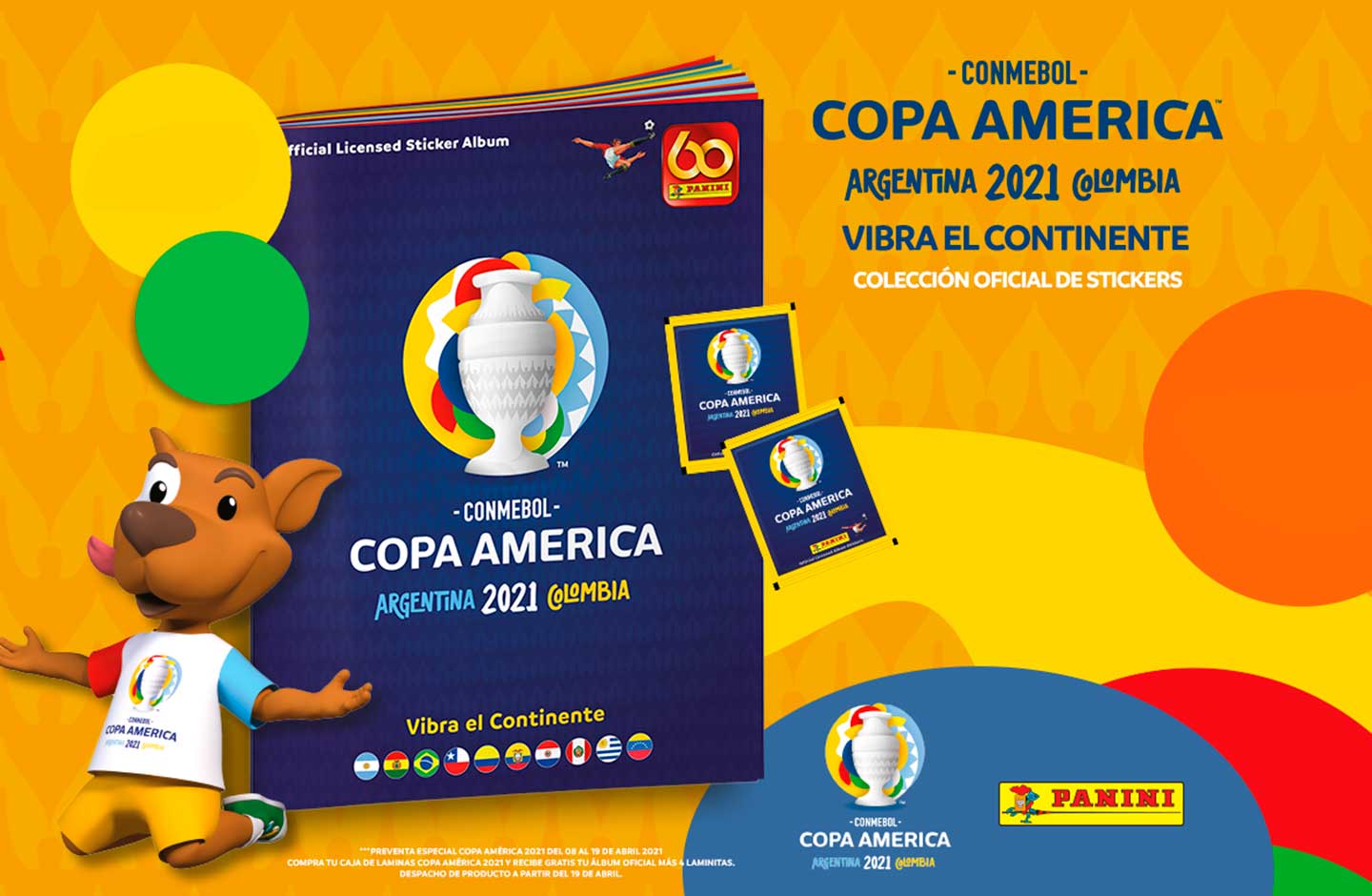 Álbum Copa América 2021 Panini precio, láminas, disponibilidad y novedades