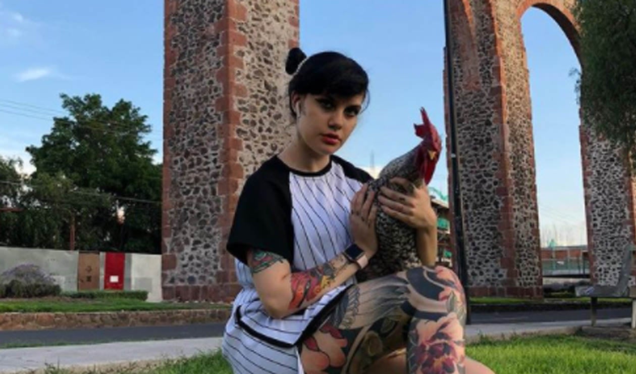 Ella es Aidée Haller, la tiktoker que se hizo famosa por su gallo