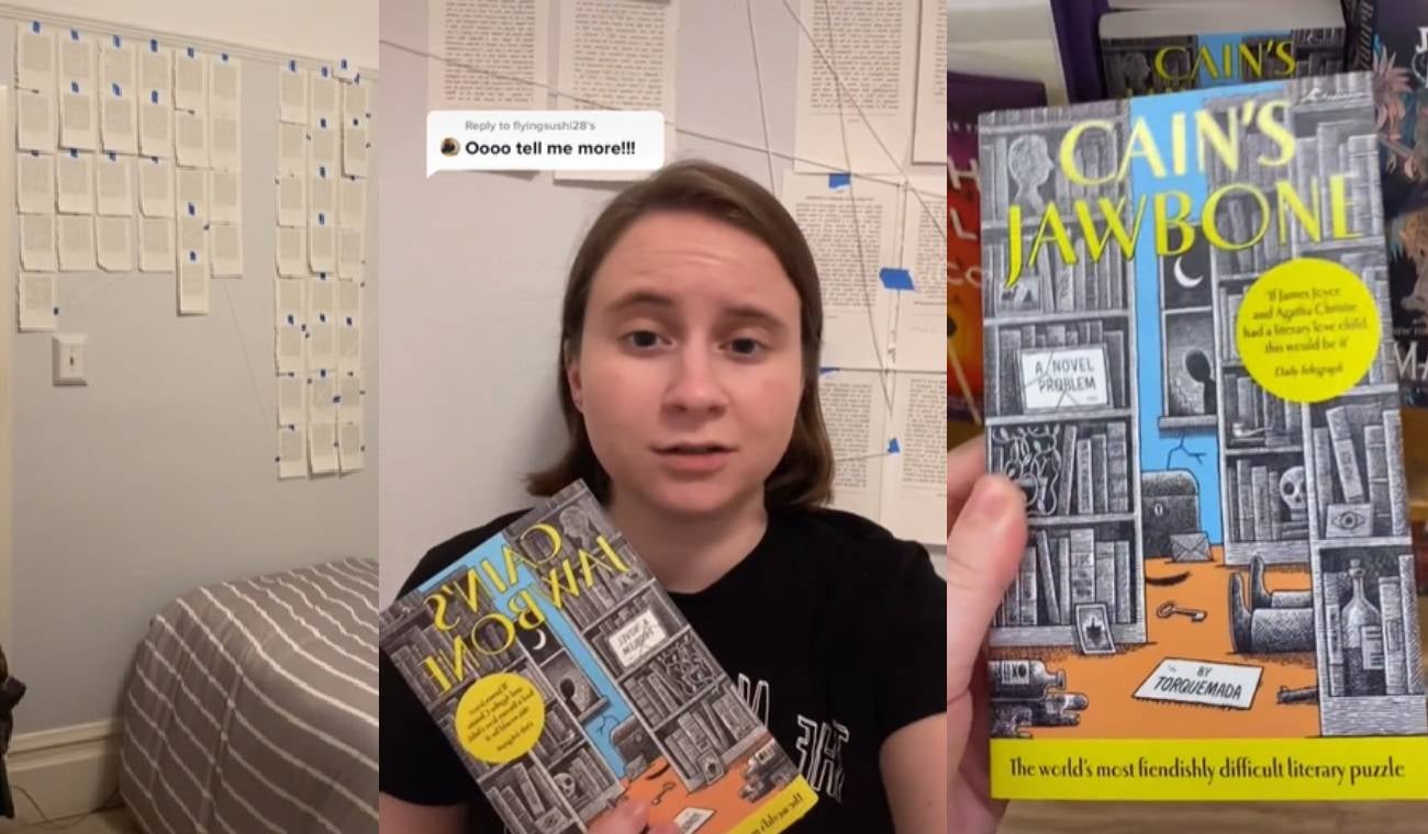 TikTok reto viral de Cain’s Jawbone para amantes de los libros