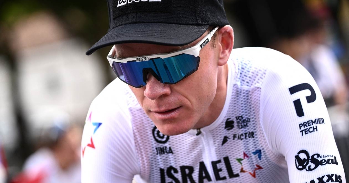 Hospitalizan a Chris Froome tras una caída en entrenamiento