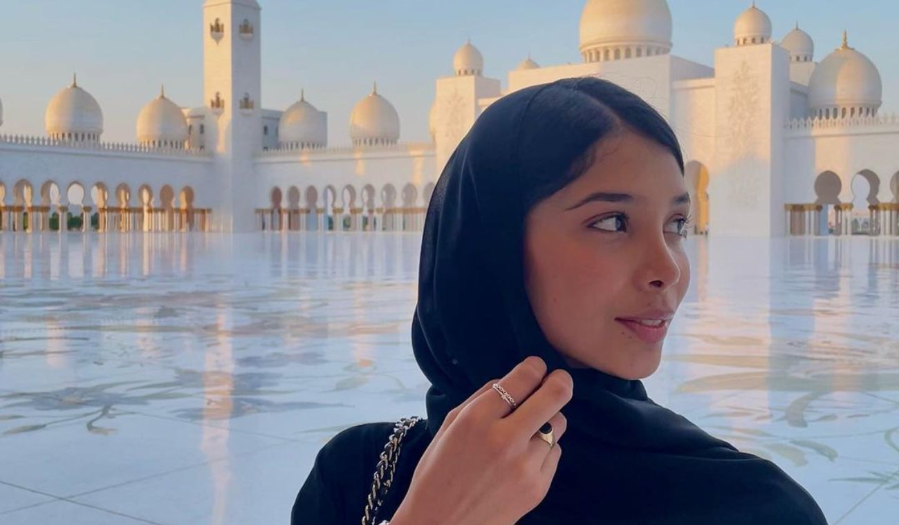 Valentina Blanco modeló en vestido de baño en Arabia Saudita