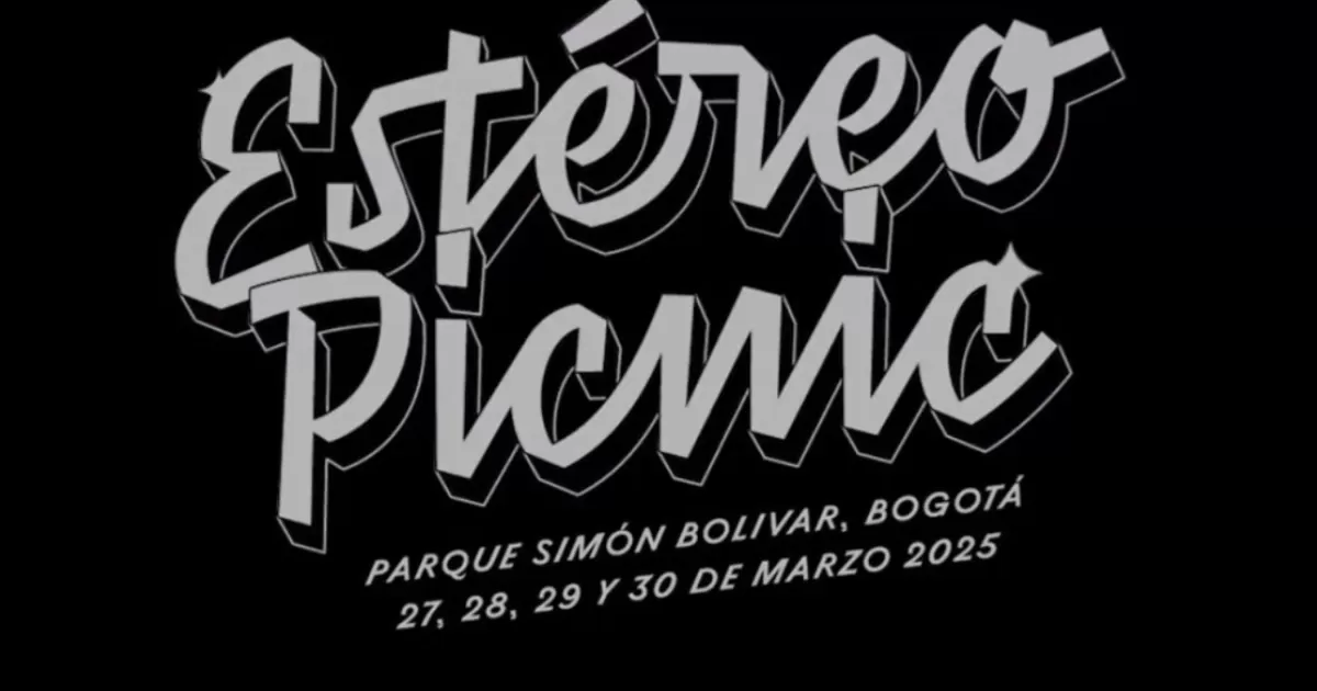 Estéreo Picnic 2025 Line Up de artistas OFICIAL