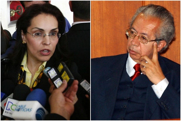 Viviane Morales y Alfredo Beltrán Sierra, con versiones encontradas por