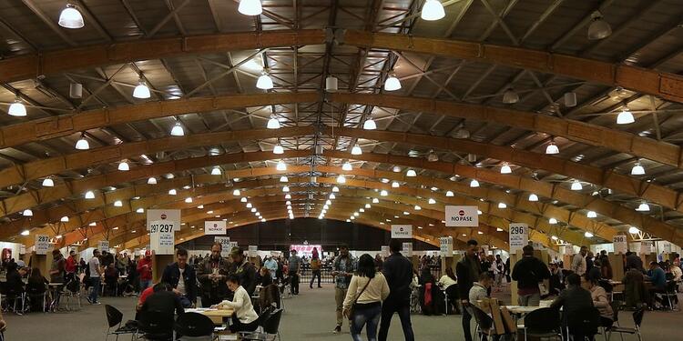 Los puestos de votación en Corferias, en Bogotá Los puestos de votación en Corferias, en Bogotá