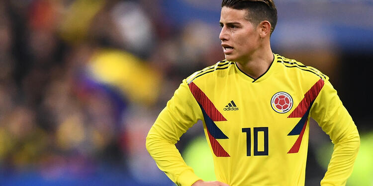James Rodríguez, volante de la Selección Colombia James Rodríguez, volante de la Selección Colombia