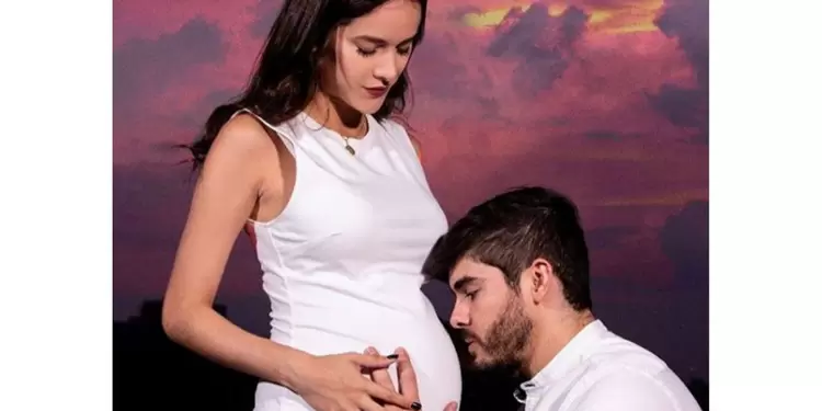 Jhoan Álvarez y su novia Laura Contreras esperan su primer bebé