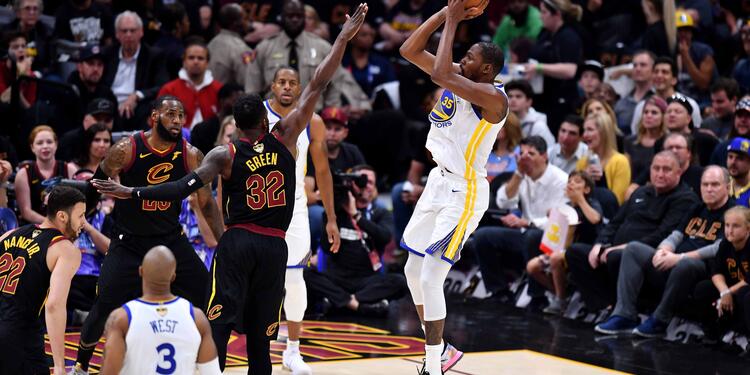 Kevin Durant, basquebolista de los Golden State Warriors