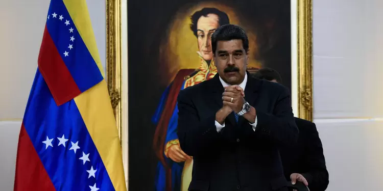Nicolás Maduro, presidente de Venezuela, en Caracas