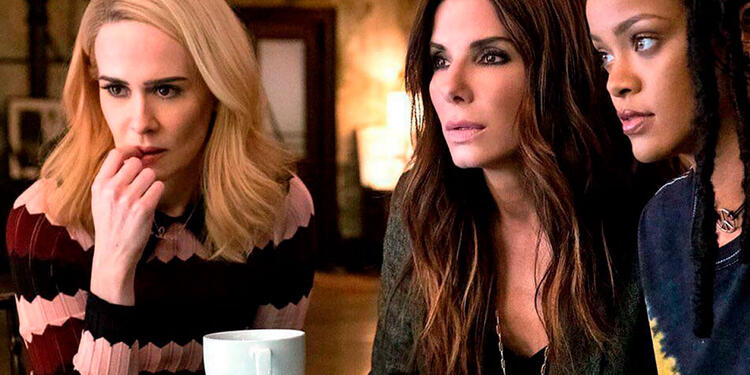 Sandra Bullock con Rihanna en Ocean's 8