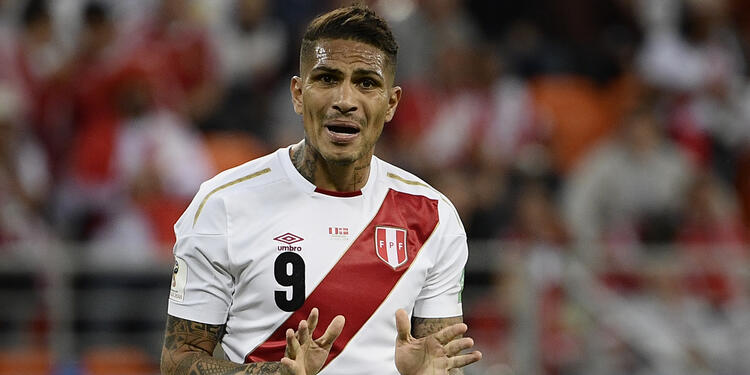 Paolo Guerrero, delantero estrella de Perú