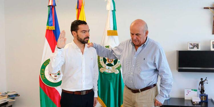 Posesión de Andrés Villamizar como secretario de seguridad de Cali