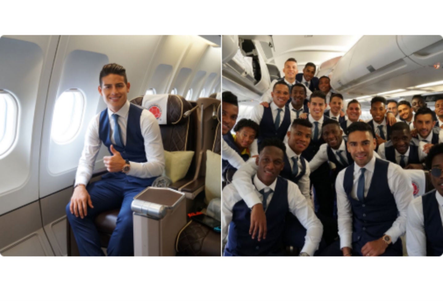 Futbolistas colombianos que 'entrenan' su estilo personal