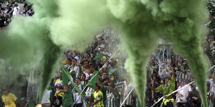Tribuna de Atlético Nacional.