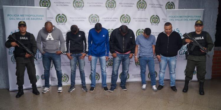 Cinco policías fueron capturados. POLICIAS CAPTURADOS