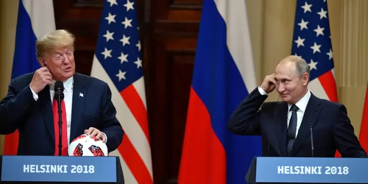 Presidente de EE.UU. Donald Trump y el presidente de Rusia, Vladimir Putin.