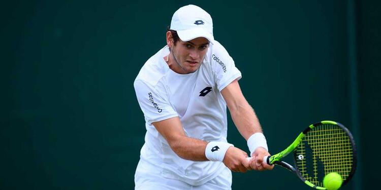 Nicolás Mejía en los cuartos de final de Wimbledon