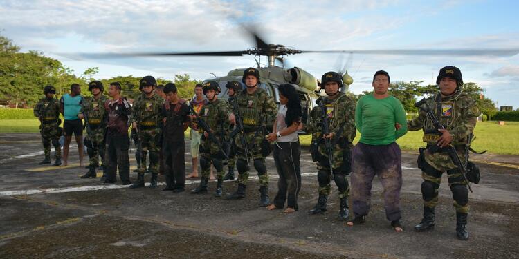 Disidentes de las Farc capturados en Arauca Disidentes de las Farc capturados en Arauca