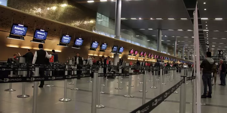 Aeropuerto El Dorado.