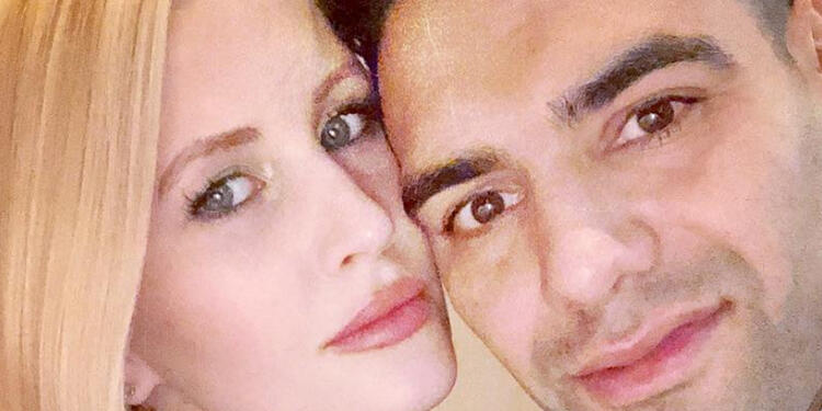 Falcao García y su esposa Lorelei Tarón Falcao García y su esposa Lorelei Tarón
