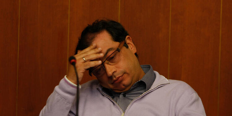 El senador Gustavo Petro