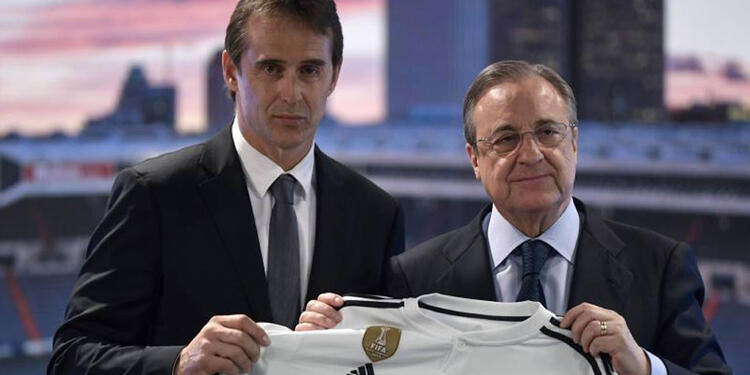 Lopetegui y Florentino Pérez
