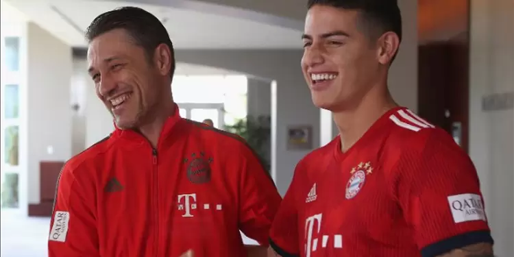 Niko Kovac y James Rodríguez