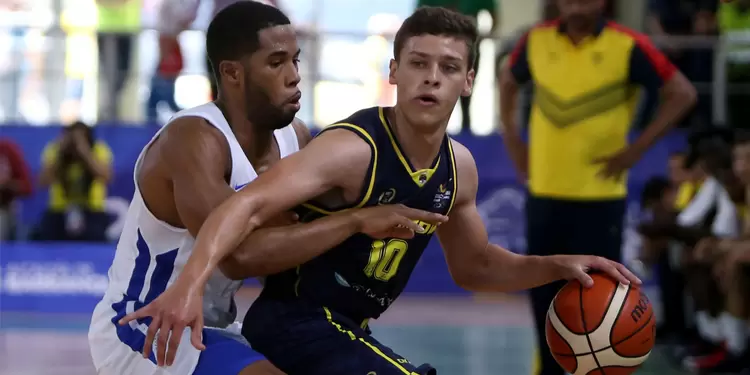 Colombia Vs Puerto Rico en la final de baloncesto en los Juegos Centroamericanos y del Caribe Barranquilla 2018
