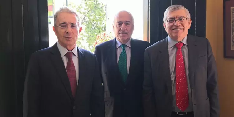 César Gaviria, Álvaro Uribe y Andrés Pastrana César Gaviria, Álvaro Uribe y Andrés Pastrana