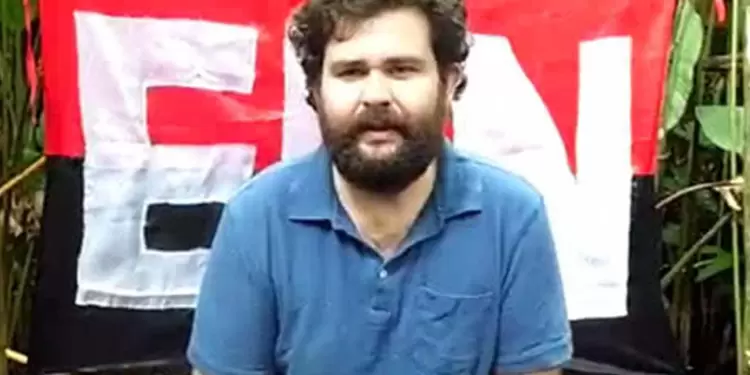 En el video se ve el lamentable estado físico del secuestrado. En el video se ve el lamentable estado físico del secuestrado.