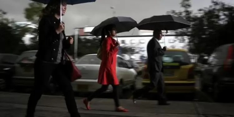 Lluvias, vientos y frío en Bogotá