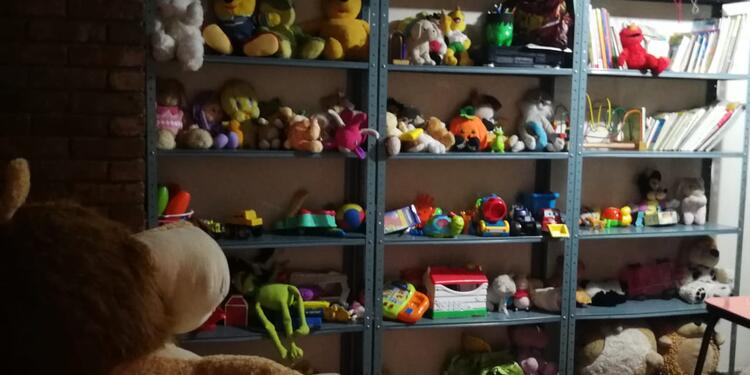 Cuarto de juguetes del Centro de Atención al Migrante