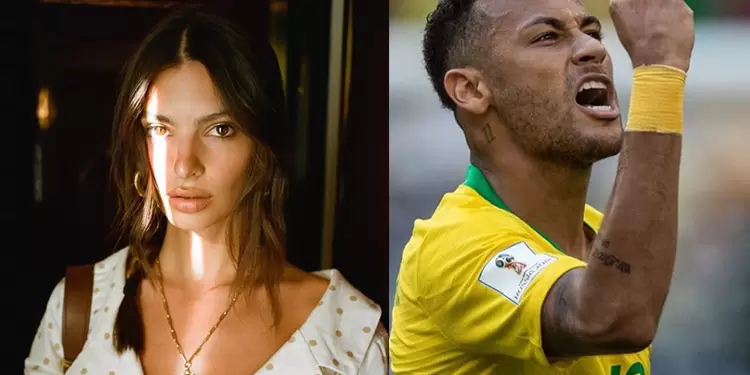 Neymar y Emily Ratajkowski