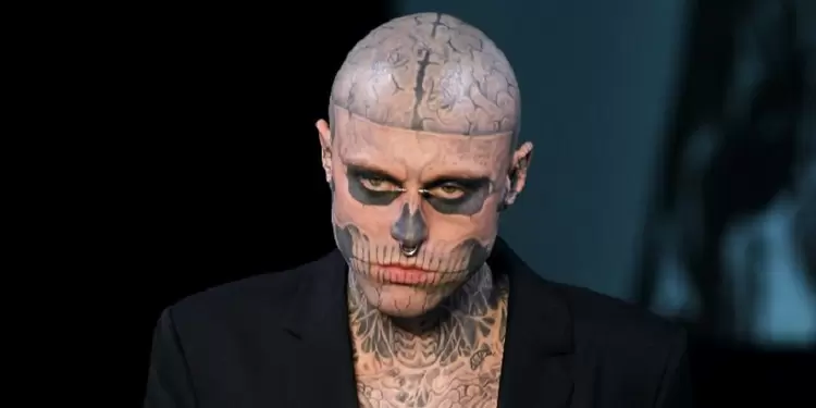 Rick Genest, conocido como 'Zombie Boy', saltó a la fama en 2010.