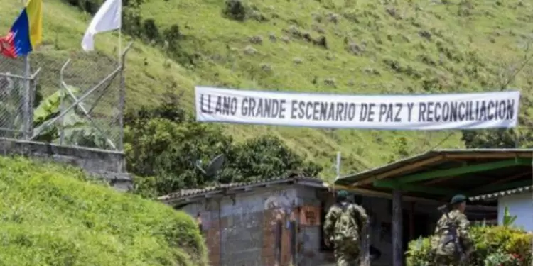Zona veredal de las Farc.