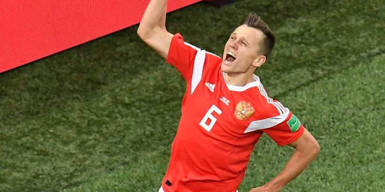 Denis Cheryshev, delantero de la selección rusa
