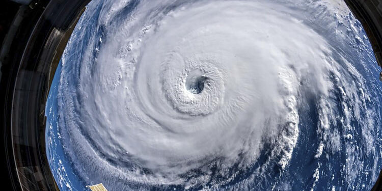 Huracán Florence desde el espacio
