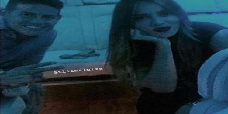 James Rodriguez y Shannon de Lima