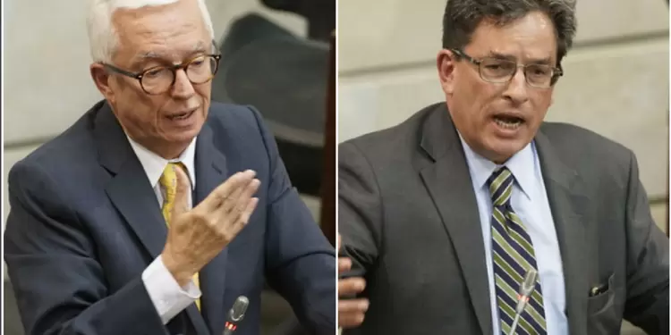 Jorge Robledo y Alberto Carrasquilla se enfrentaron en el Senado