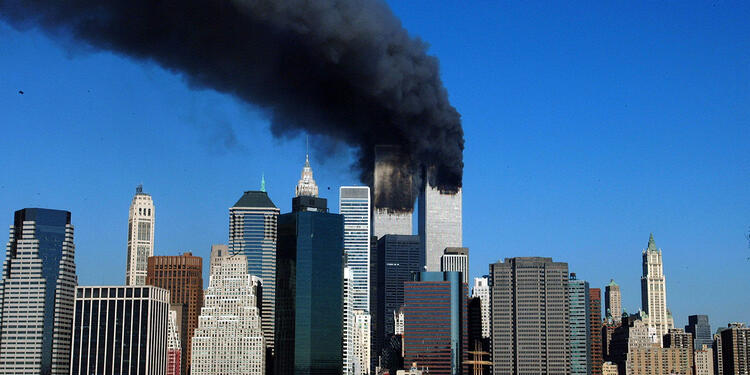 Las Torres Gemelas, en Nueva York, el 11 de septiembre de 2001