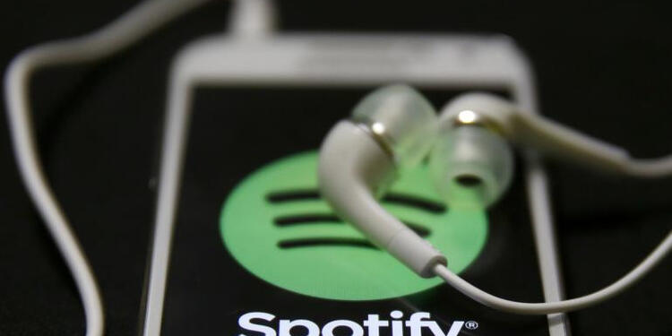 Teléfono celular con la Spotify