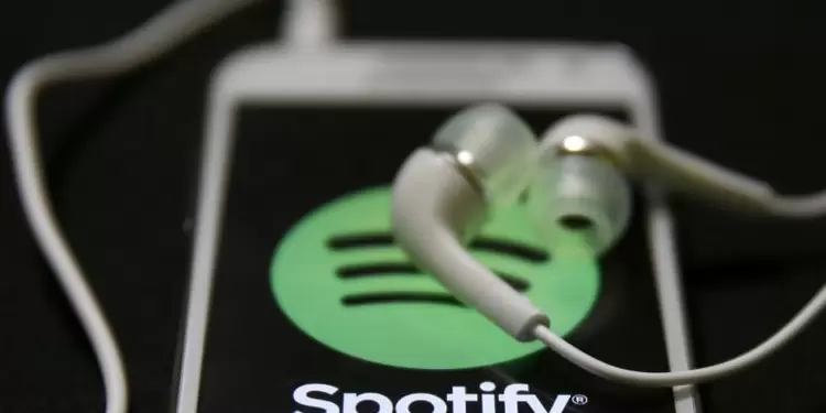 Teléfono celular con la Spotify