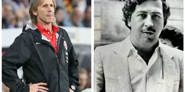 Ricardo Gareca y Pablo Escobar