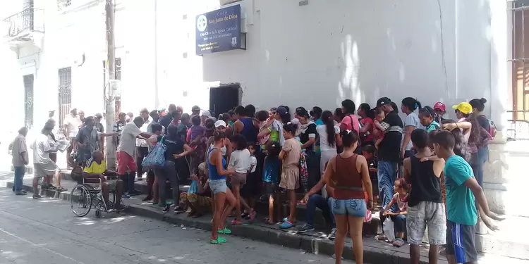 Ciudadanos venezolanos en la Casa San Juan de Dios en Santa Marta