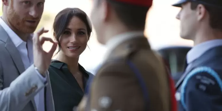 El príncipe Harry y la duquesa de Sussex, Meghan Markle.