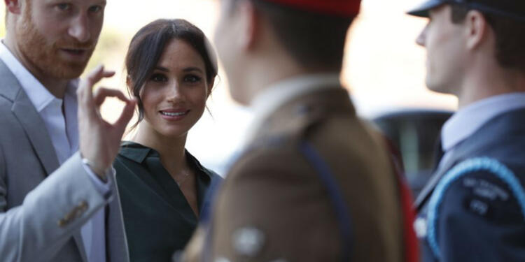 El príncipe Harry y la duquesa de Sussex, Meghan Markle.