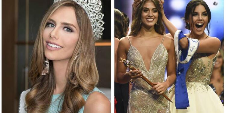 Miss España y Miss Colombia