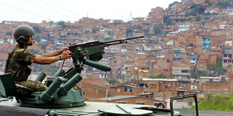 Operación Orión en la Comuna 13 de Medellín.