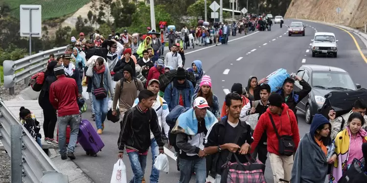 Venezolanos migración