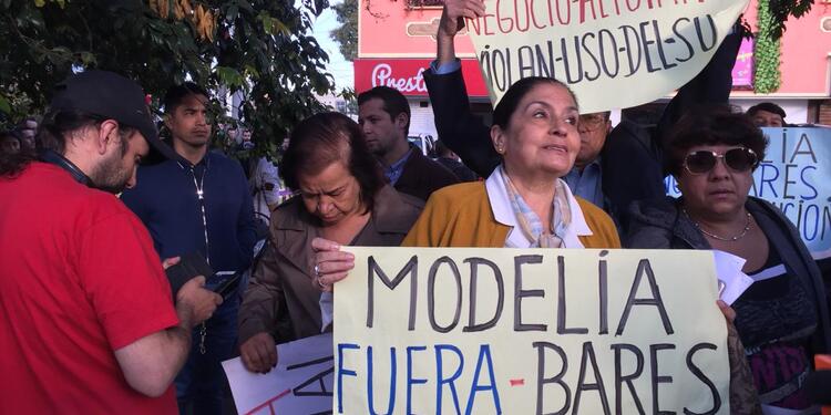 Protestas en Modelia por presencia de bares