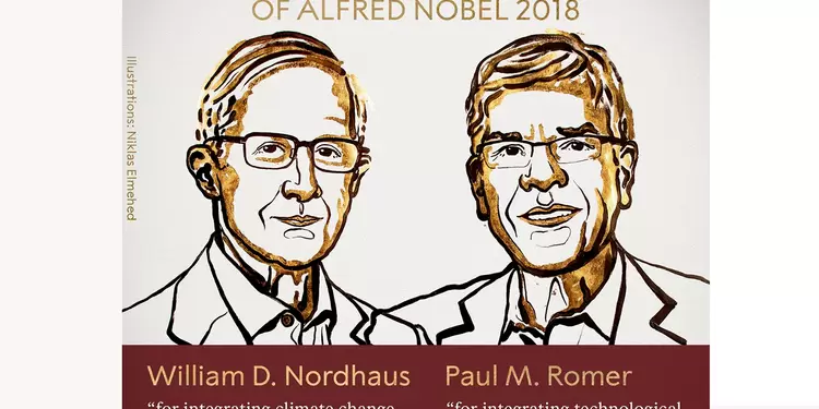 William D. Nordhaus y Paul M. Romer, galardonados con el Premio Nobel de Economía 2018